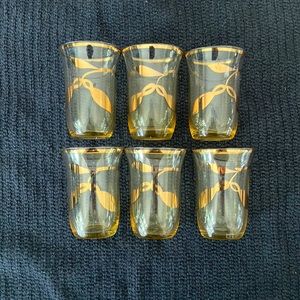 Vintage MCM Set of 6 Liqueur Glasses